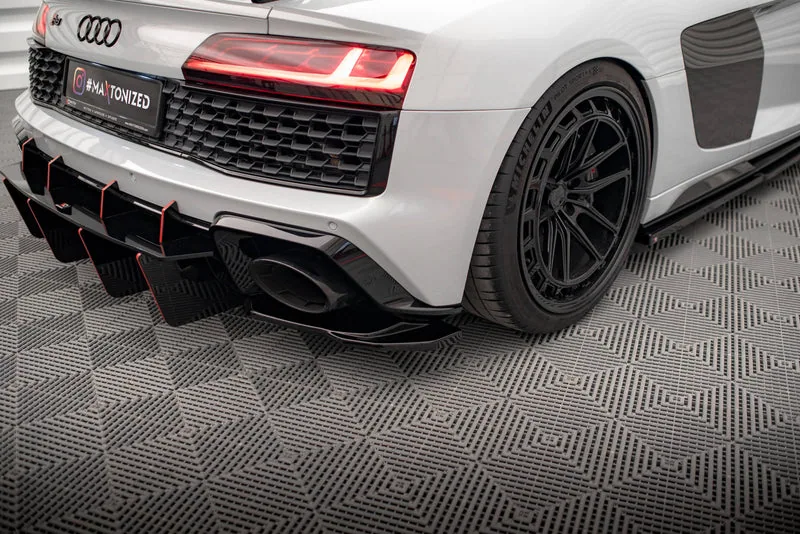 Rear side splitters — Audi R8 Mk2 Facelift (2018–2023)