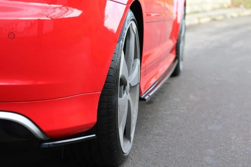 Задние боковые сплиттеры — Audi RS3 8P (2011–2013)