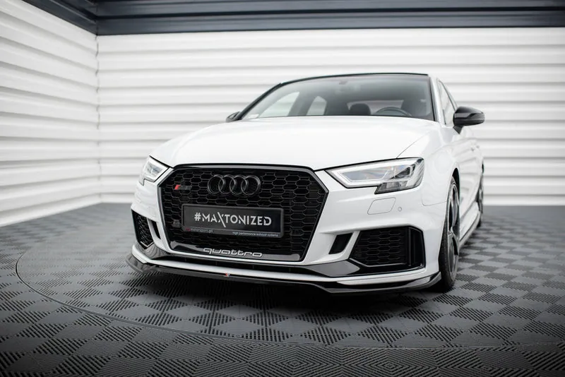 Esisplitter V.5 — Audi RS3 Sedan 8V Facelift (2016–2020)