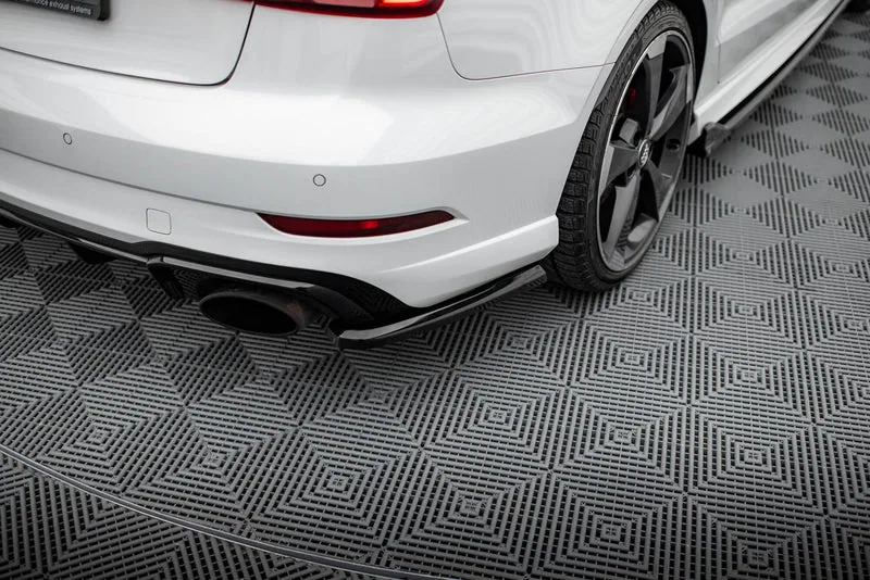 Rear side splitters V.2 — Audi RS3 Sedan 8V Facelift (2016–2020)