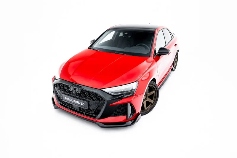 Передний сплиттер V.2 — Audi RS3 Sedan 8Y Facelift (2024–)