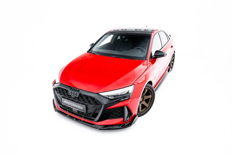 Передний сплиттер V.3 — Audi RS3 Sedan 8Y Facelift (2024–)
