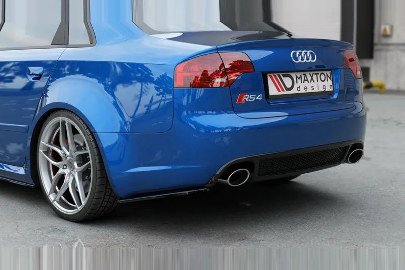 Задние боковые сплиттеры V.1 — Audi RS4 Sedan B7 (2006–2008)