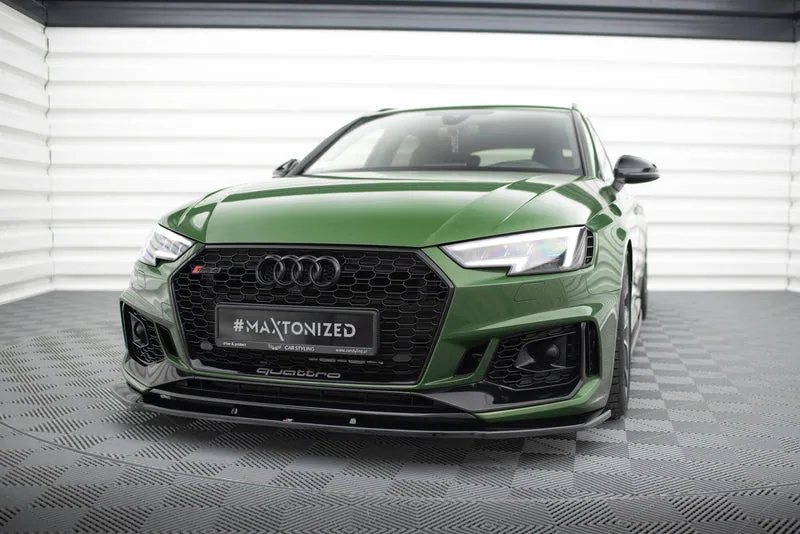 Передний сплиттер V.1 — Audi RS4 B9 (2017–2019)