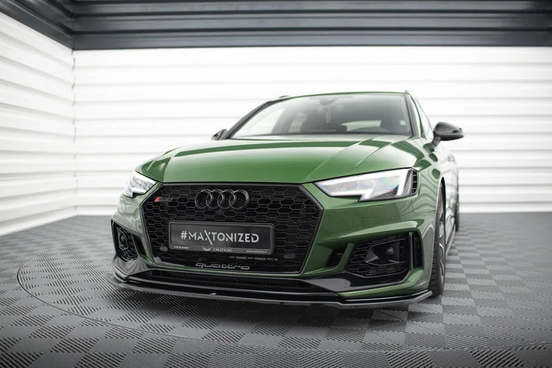 Передний сплиттер V.2 — Audi RS4 B9 (2017–2019)