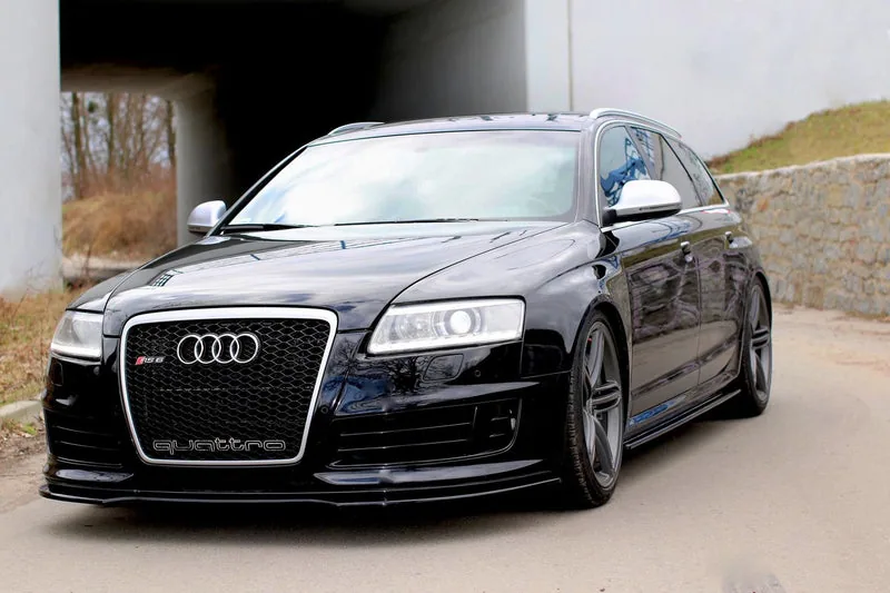 Esisplitter — Audi RS6 C6 (2007–2010)