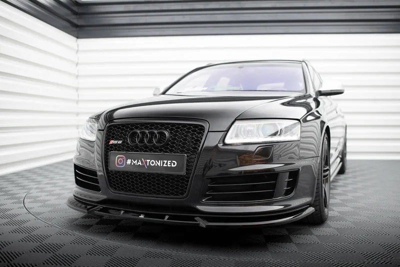 Front splitter V.2 — Audi RS6 Avant C6 (2007–2010)