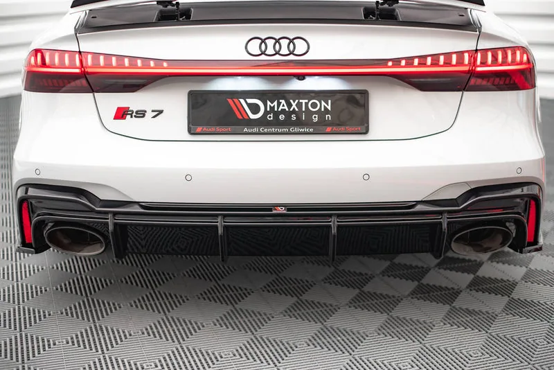 Tagumine difuusor — Audi RS7 C8 (version with towbar) (2018–2023)