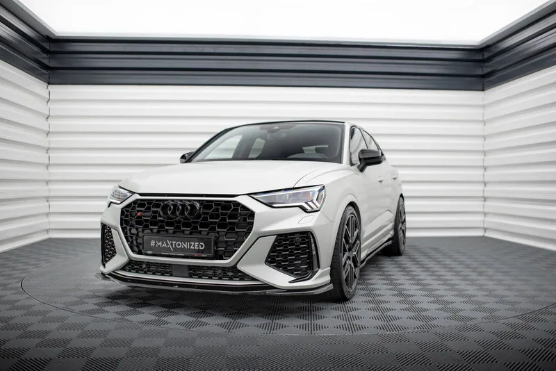 Передний сплиттер V.2 — Audi RSQ3 Sportback / SUV F3 (2019–2025)