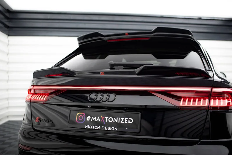 Spoiler cap 3D — Audi Q8 / RSQ8 / SQ8 / Q8 S-Line Mk1 (2018–)