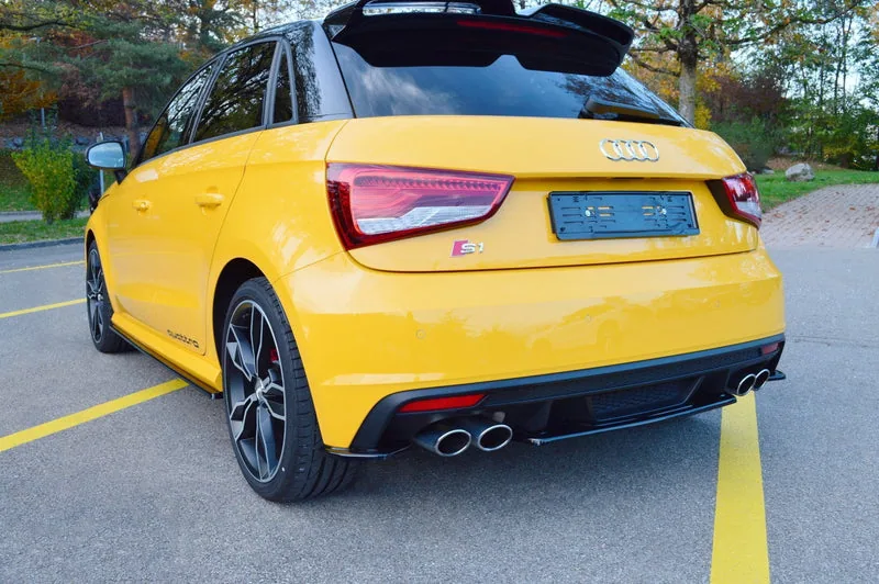 Rear side splitters — Audi S1 8X (2014–2018)