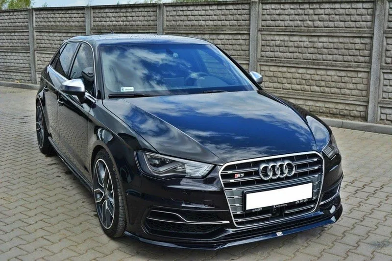 Передний сплиттер — Audi S3 / A3 S-Line 8v Hatchback / Sportback (2013–2016)