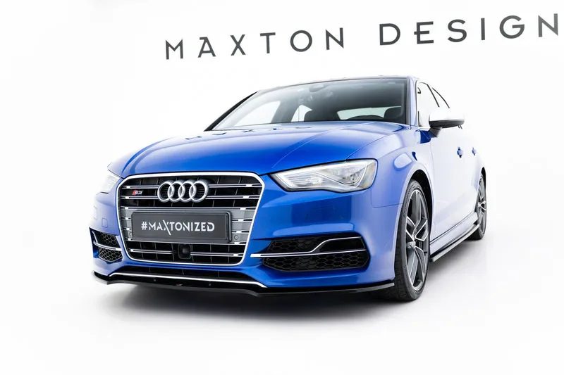 Esisplitter V.2 — Audi S3 / A3 S-Line 8V Sedan / Cabrio (2013–2016)