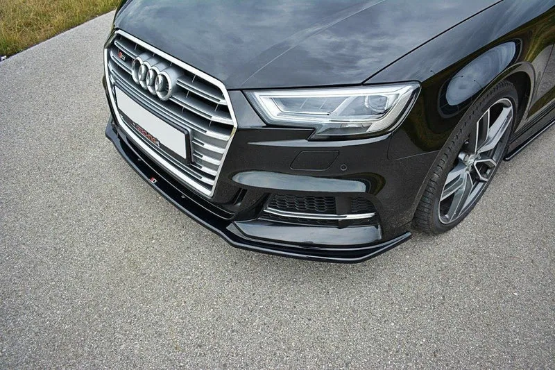 Front splitter V.1 — Audi S3 / A3 S-Line Hatchback / Sportback 8V Facelift (2016–2020)