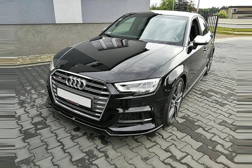 Front splitter V.2 — Audi S3 / A3 S-Line 8V Facelift Sedan (2016–2020)