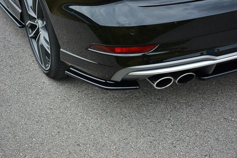 Tagumised küljesplitterid — Audi S3 / A3 S-Line 8V Facelift Sedan (2016–2020)