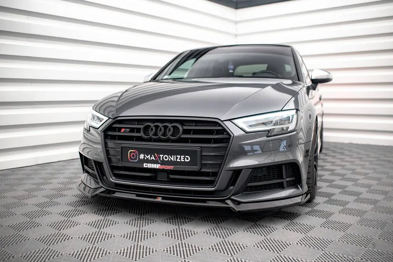 Esisplitter V.3 — Audi S3 / A3 S-Line Sportback 8V Facelift (2016–2020)