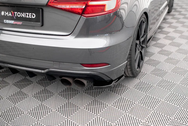 Задние боковые сплиттеры V.1 — Audi S3 Sportback 8V Facelift (2016–2020)