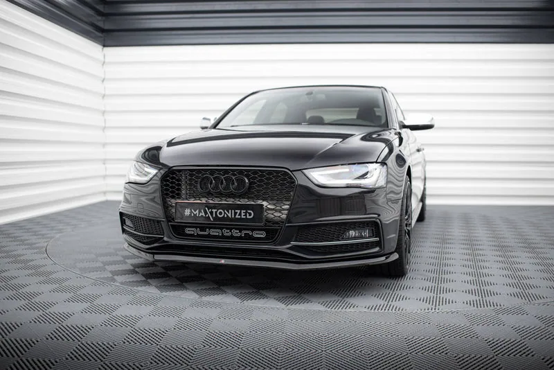 Передний сплиттер V.1 — Audi A4 S-Line / S4 B8 Facelift (2011–2015)