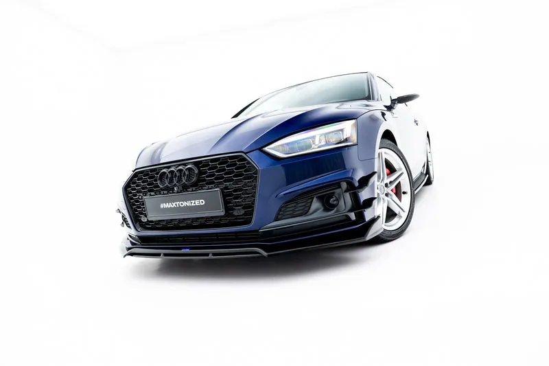 Передний сплиттер — Audi S5 / A5 S-Line Coupe F5 (2017–2019)