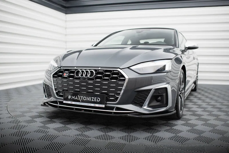 Front splitter V.1 — Audi S5 / A5 S-Line F5 Facelift (2019–)