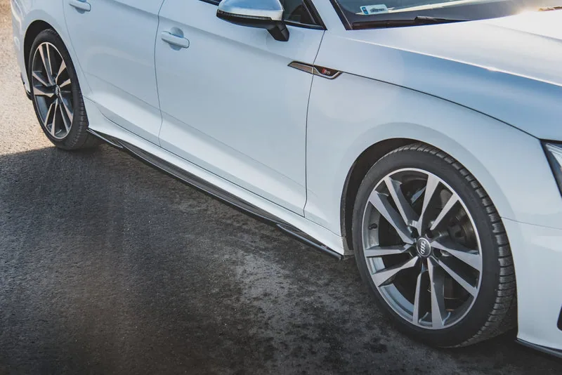 Накладки на пороги — Audi S5 / A5 S-Line Sportback F5 Facelift (2019–)