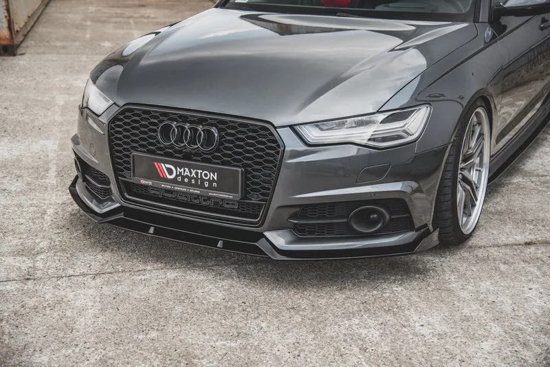 Front splitter — Audi A6 / A6 C7 S-line/ S6 C7 Facelift (2014–2017)