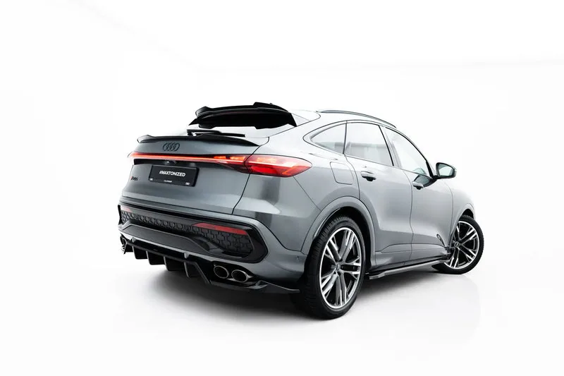 Задний сплиттер с вертикальными рёбрами — Audi SQ5 Sportback / SUV Mk3