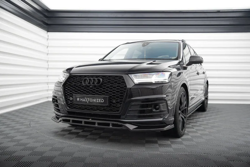 Передний сплиттер V.2 — Audi SQ7 / Q7 S-Line Mk2 (2015–2019)