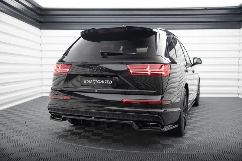 Rear splitter with vertical bars — Audi SQ7 / Q7 S-Line Mk2 (2015–2019)