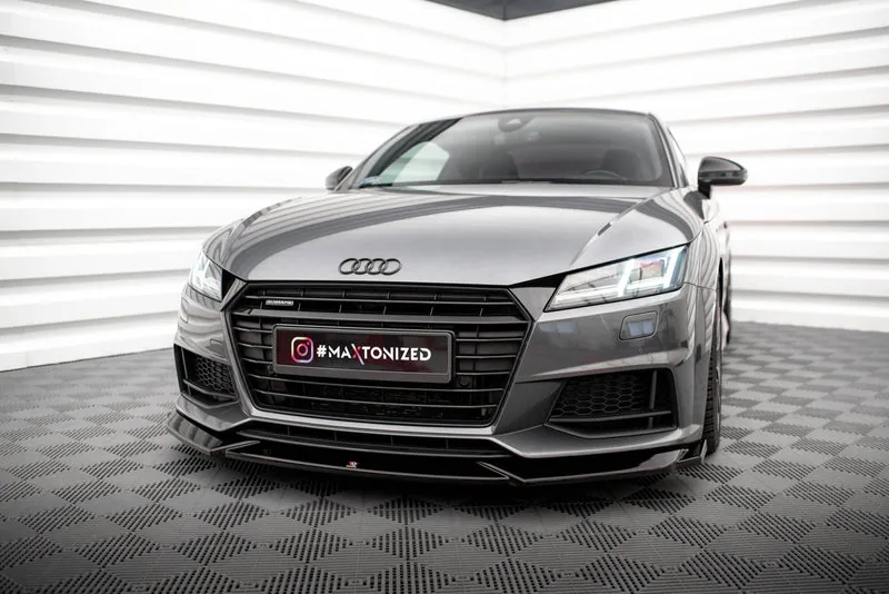 Передний сплиттер V.1 — Audi TT S / S-Line 8S (2014–)
