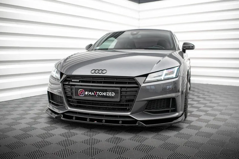 Передний сплиттер V.2 — Audi TT S / S-Line 8S (2014–)