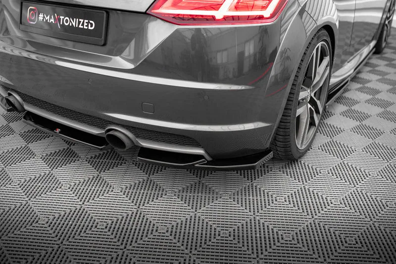 Задние боковые сплиттеры V.1 — Audi TT S-Line 8S (2014–)