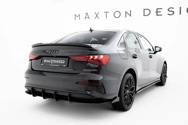 Rear valance Street Pro + flaps — Audi A3 Sedan 8Y (2020–)