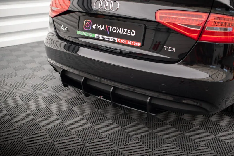 Задний диффузор Street Pro — Audi A4 B8 Facelift (2011–2015)