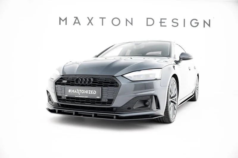 Передний сплиттер Street Pro — Audi A5 F5 Facelift (2019–)
