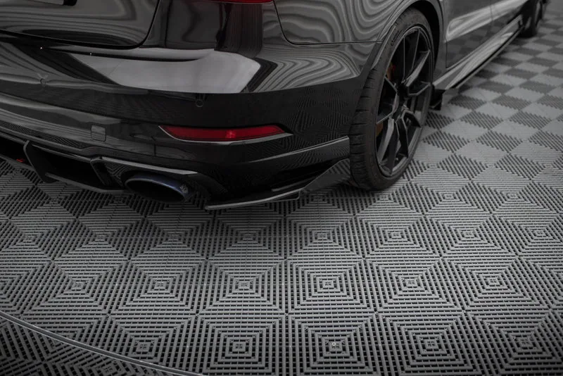 Rear side splitters Street Pro + flaps — Audi RS3 Sedan 8V Facelift (2016–2020)