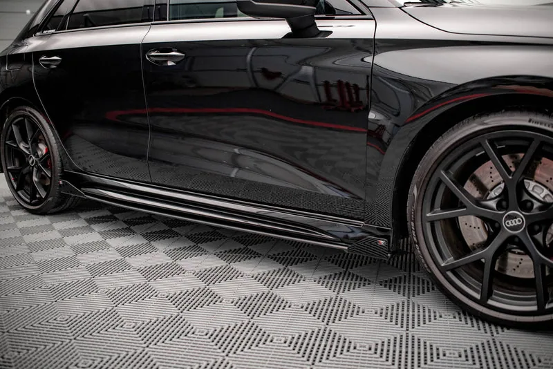 Side skirts Street Pro + flaps — Audi RS3 Sportback 8Y (2020–)