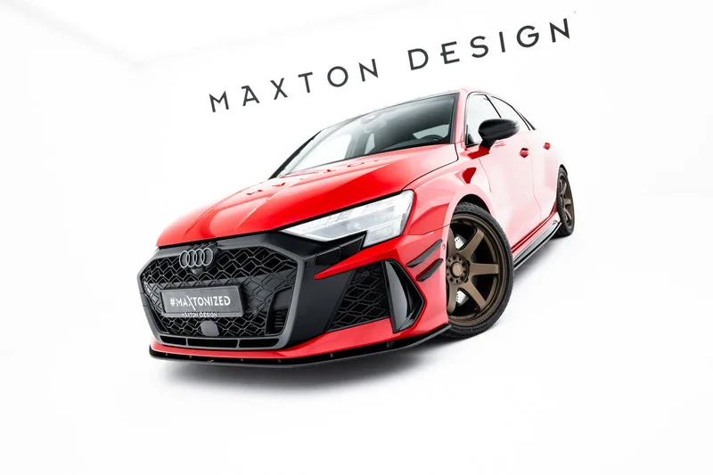 Передний сплиттер Street Pro — Audi RS3 Sedan 8Y Facelift (2024–)