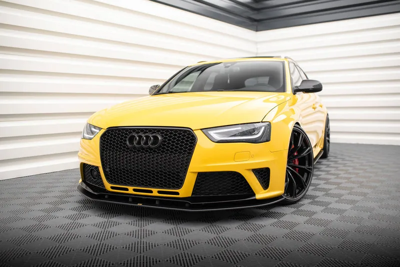 Передний сплиттер Street Pro — Audi RS4 B8 (2012–2015)