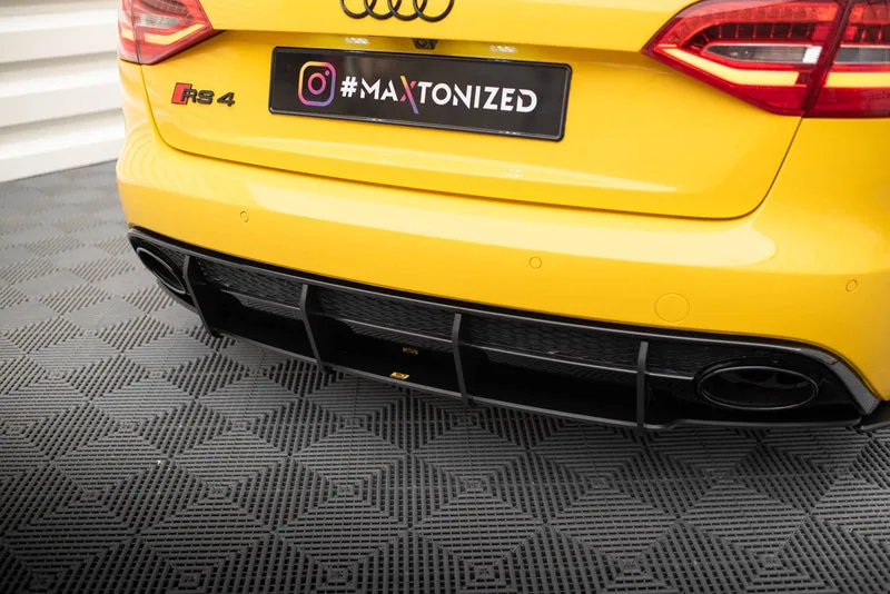 Задний диффузор Street Pro — Audi RS4 B8 (2012–2015)