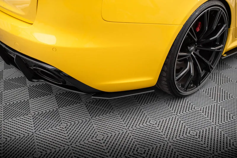 Задние боковые сплиттеры Street Pro — Audi RS4 B8 (2012–2015)