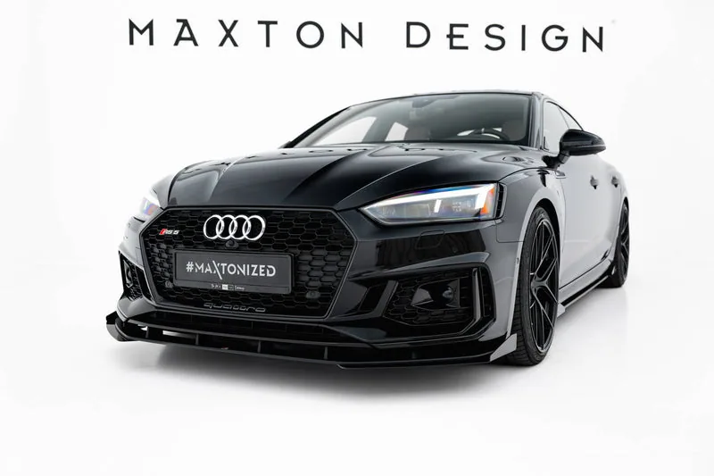 Esisplitter Street Pro + tiivakesed — Audi RS5 Coupe / Sportback F5 (2017–2019)