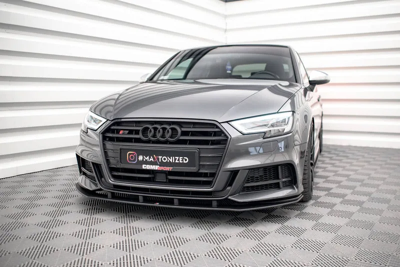 Esisplitter Street Pro — Audi S3 / A3 S-Line Sportback 8V Facelift (2016–2020)