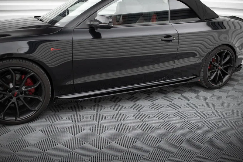 Side skirts Street Pro + flaps — Audi A5 / A5 S-Line / S5 Coupe / Cabrio 8T / 8T Facelift (2007–2016)