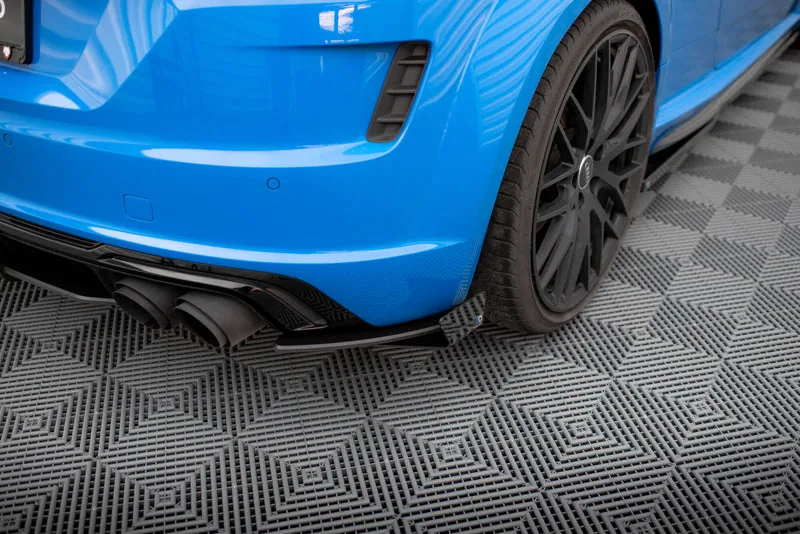 Rear side splitters Street Pro + flaps — Audi TT S 8S Facelift (2014–2023)