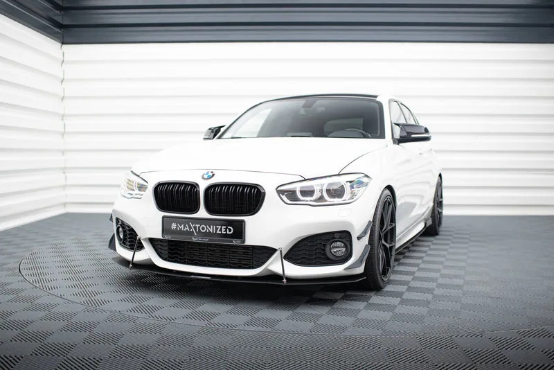 Front splitter V.1 — BMW 1 F20/F21 M-Power Facelift (2015–2019)