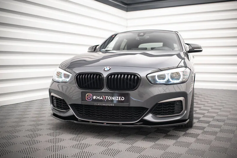 Front splitter V.1 — BMW 1 F20/F21 M-Power Facelift (2015–2019)