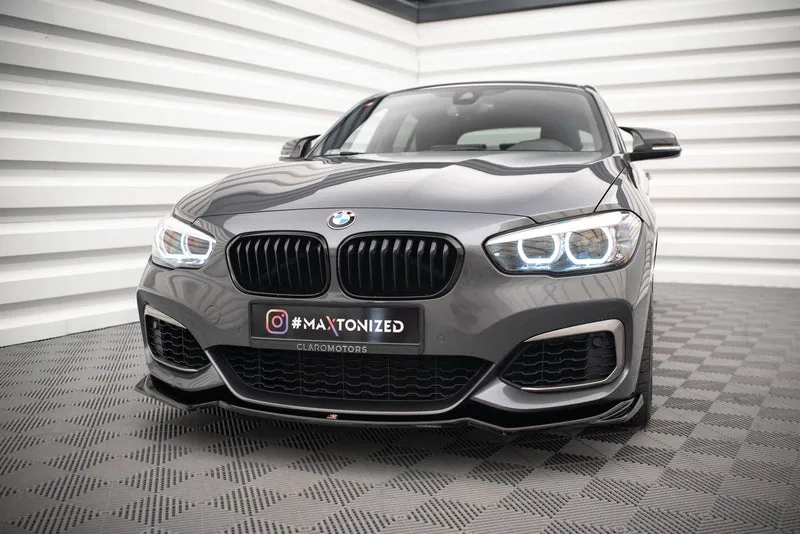 Передний сплиттер V.2 — BMW 1 F20/F21 M-Power (2011–2015)