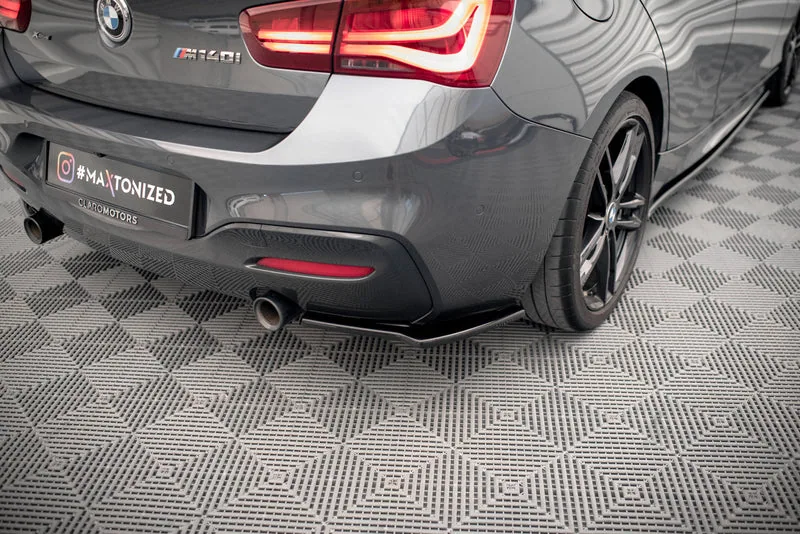 Rear side splitters V.2 — BMW 1 F20/F21 M-Power Facelift (2015–2019)